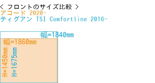 #アコード 2020- + ティグアン TSI Comfortline 2016-